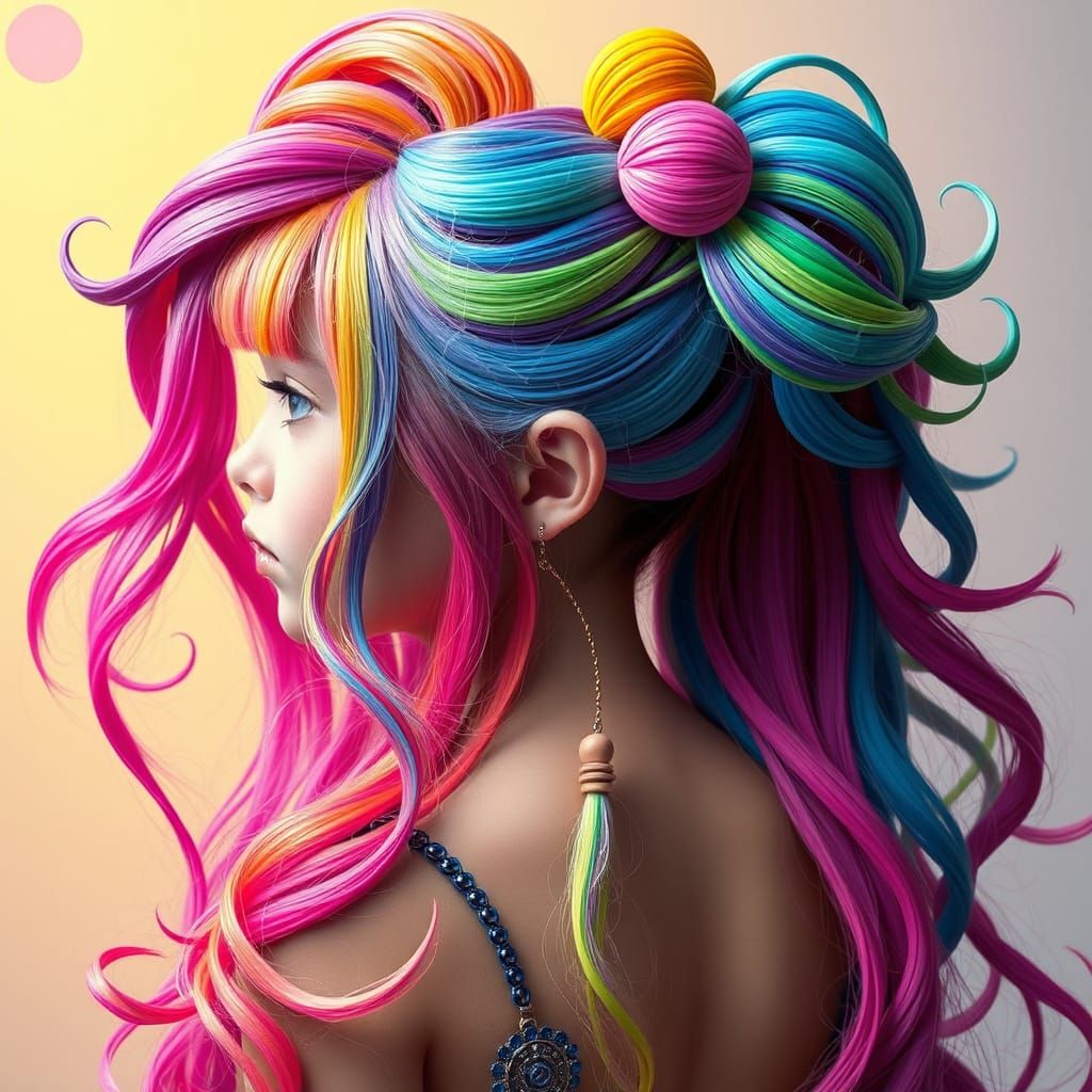 Surrealistic Hair Style