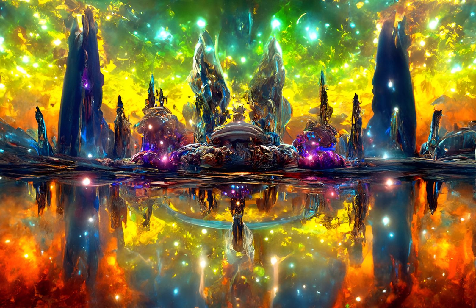Cosmic Portal to Another Dimension: Digital Matte Painting