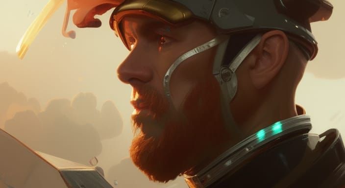 Captain Enoch Portrait in Hyperdetailed Style