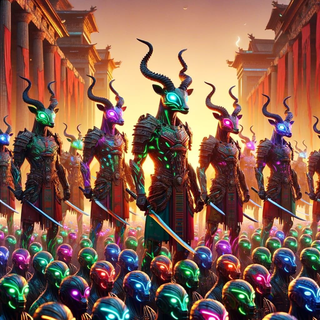 Antelope Warriors United Against a Melting Palace