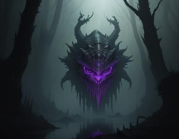 Swamp Bullywug Portrait in Dark Fantasy Style