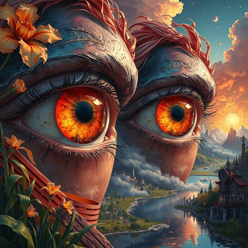 Dreamscapes Within: A Pair of Eyes to Otherworldly Realms
