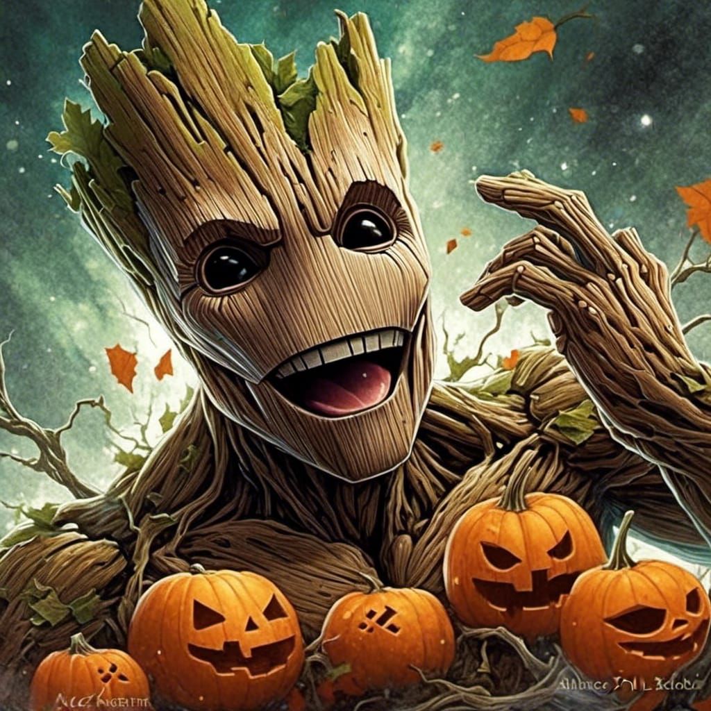 Halloween Groot, I guess