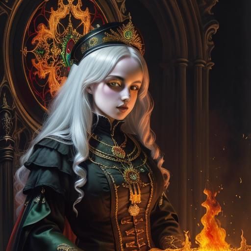 Great Fire of London: Surrealist Gothic Cathedral Destructio...