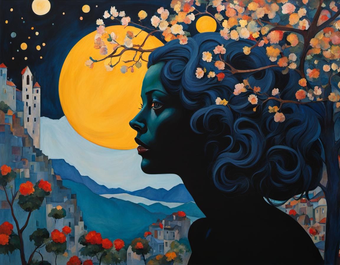 Emotional Portraits in Expressive Lines