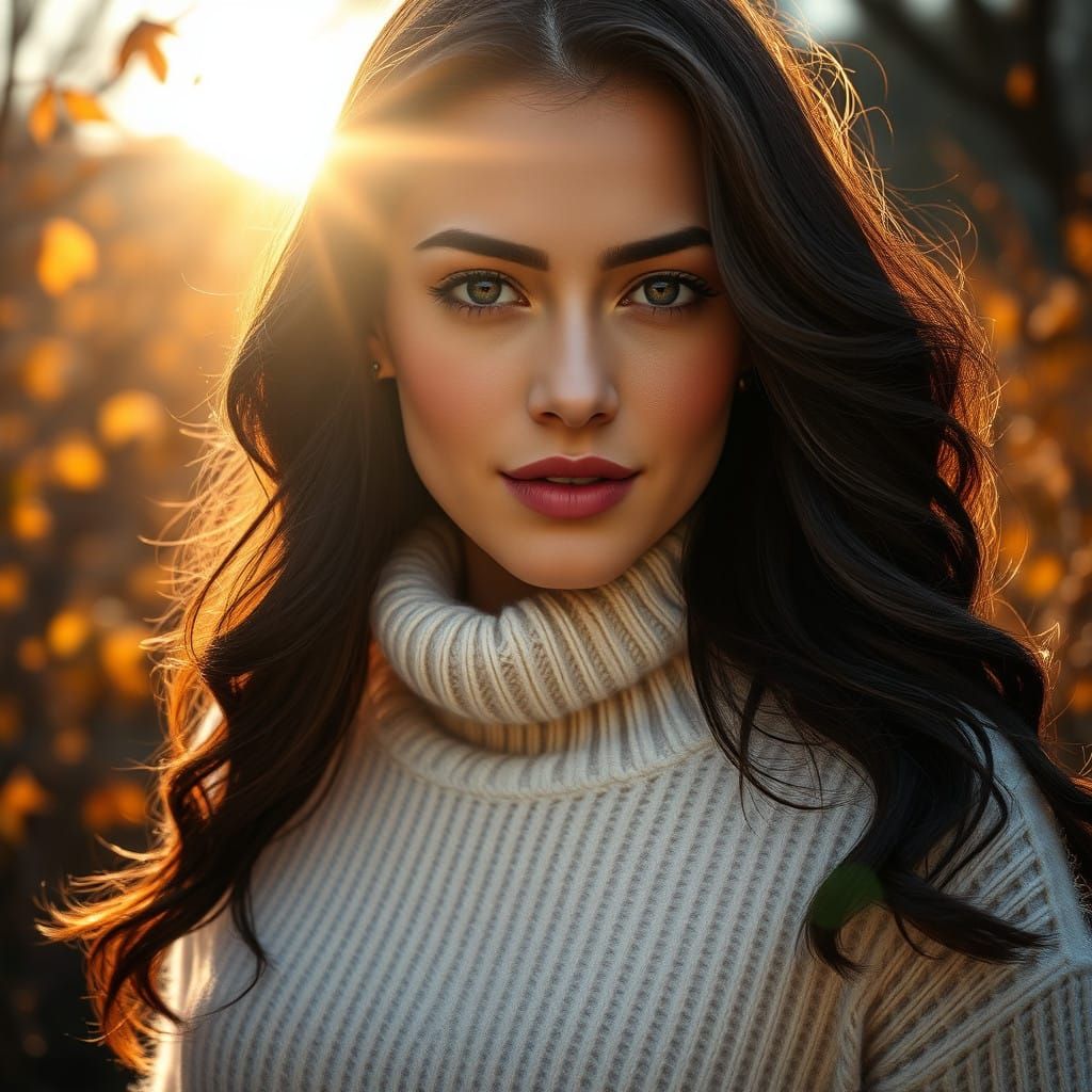Garden Path Autumn Goddess in Luxurious Sweater