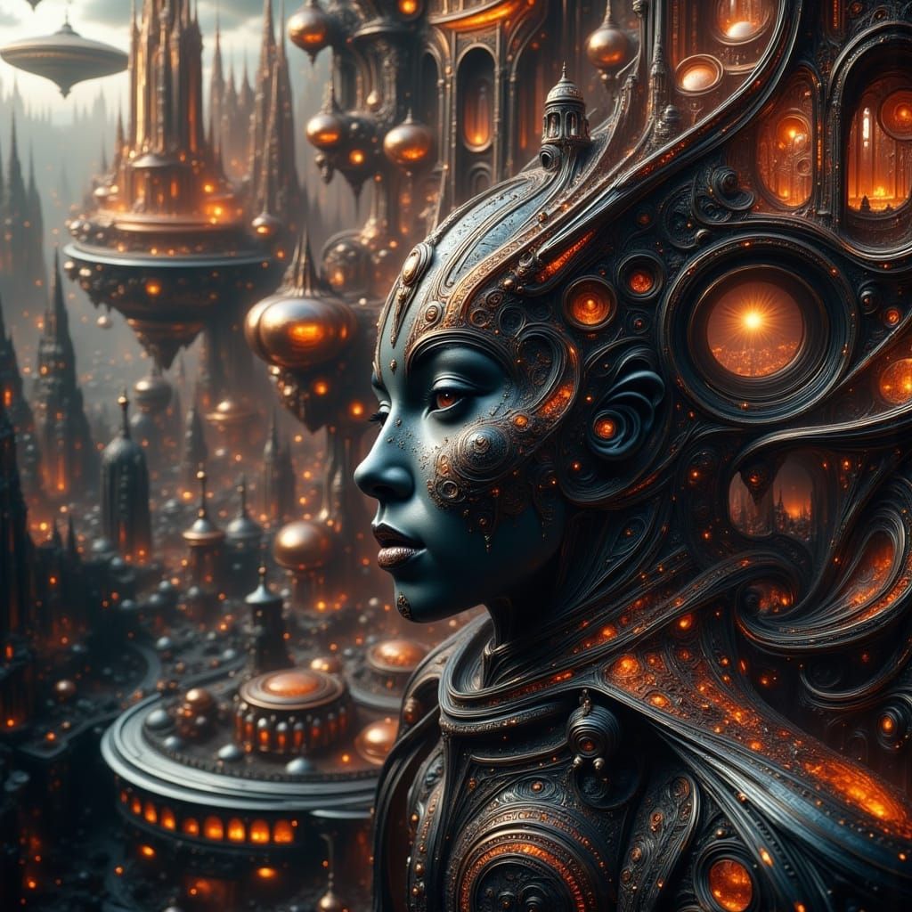 Futuristic Victorian Carnival on Venus