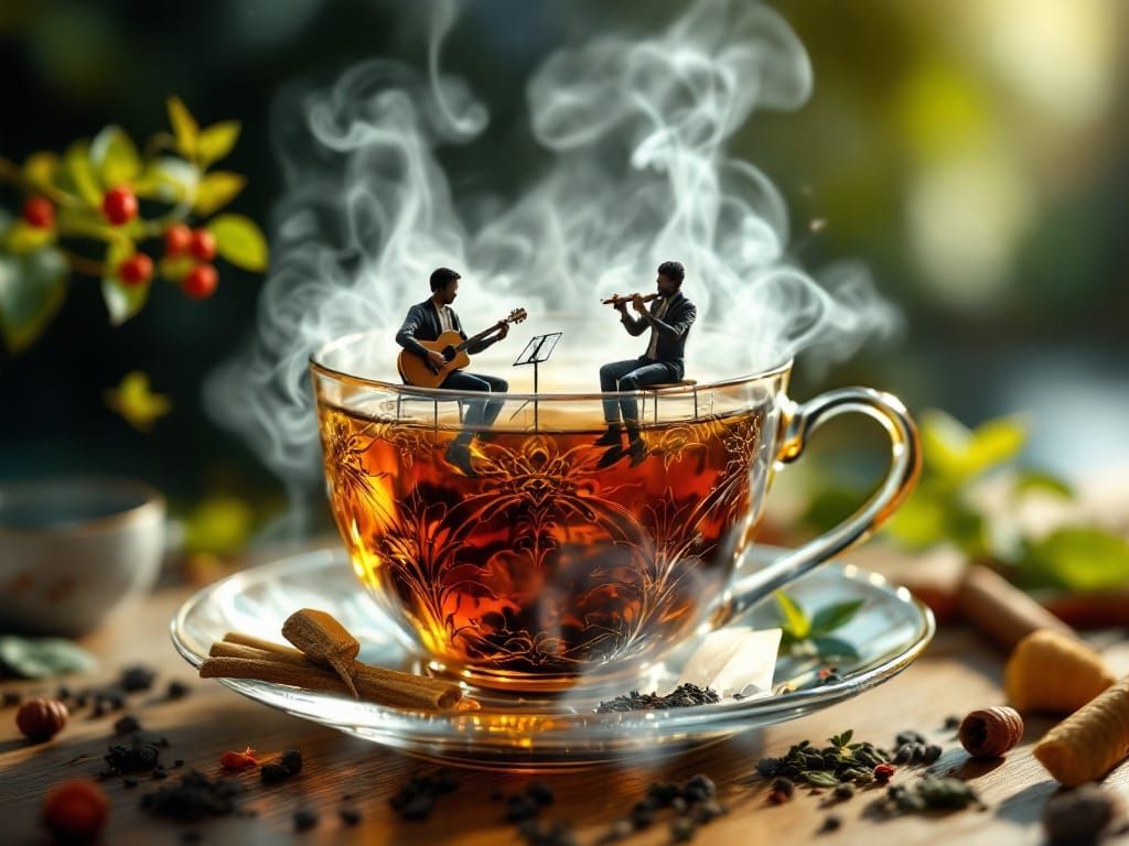 Band of Vapor Plays Around Cup of Tea