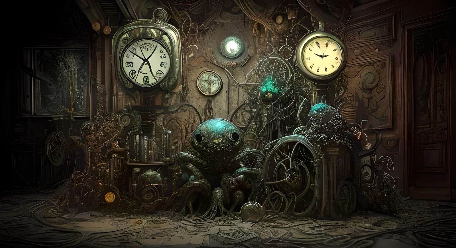 Surreal Art Nouveau Celebration of Alien and Lynchian Imager...