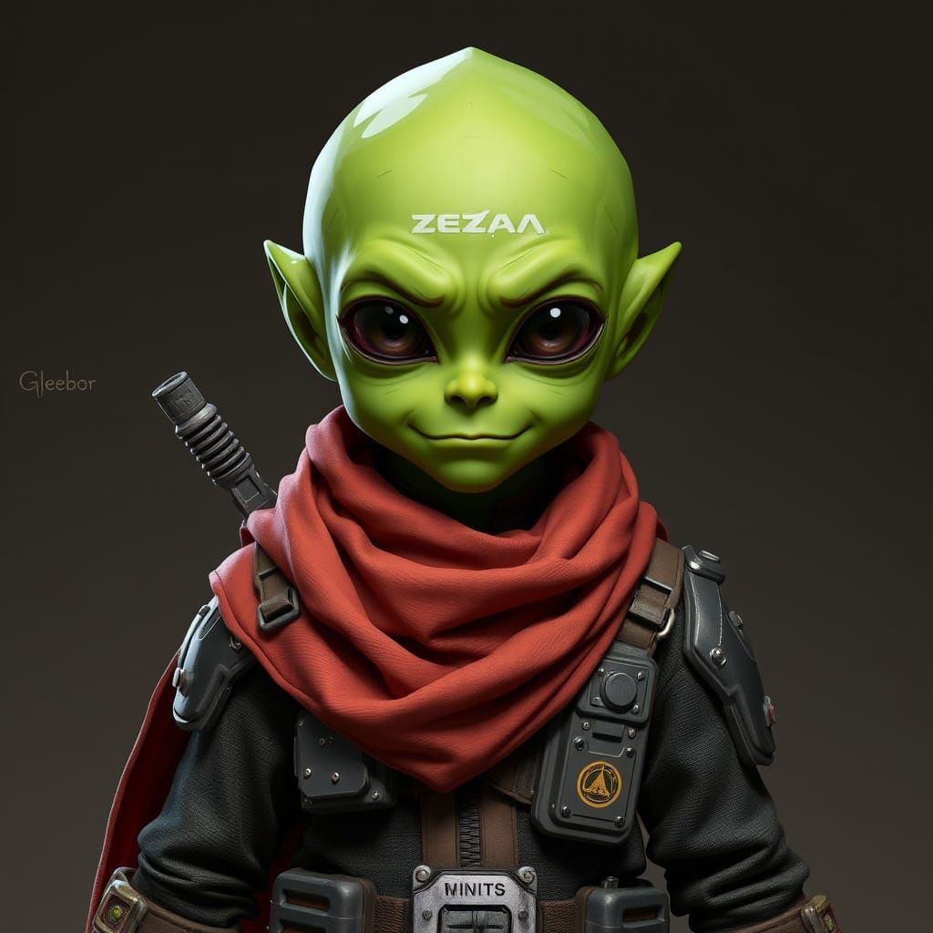 Miniature Alien Wastelander from Zetan Free Trade Alliance