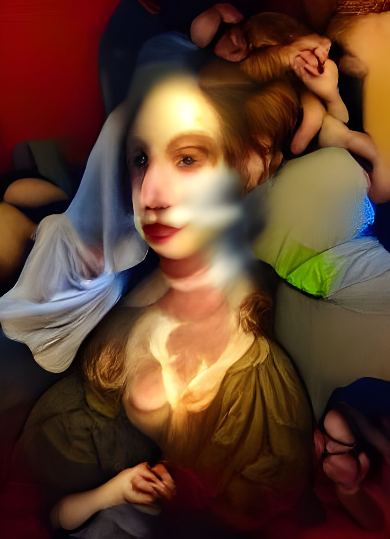 renaissance painting volumetric lighting