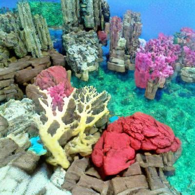 Vibrant Coral Reef Ecosystem in 3D