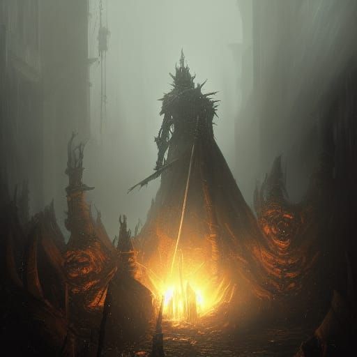 Dark Souls Inspired Fantasy Art in 8K Resolution