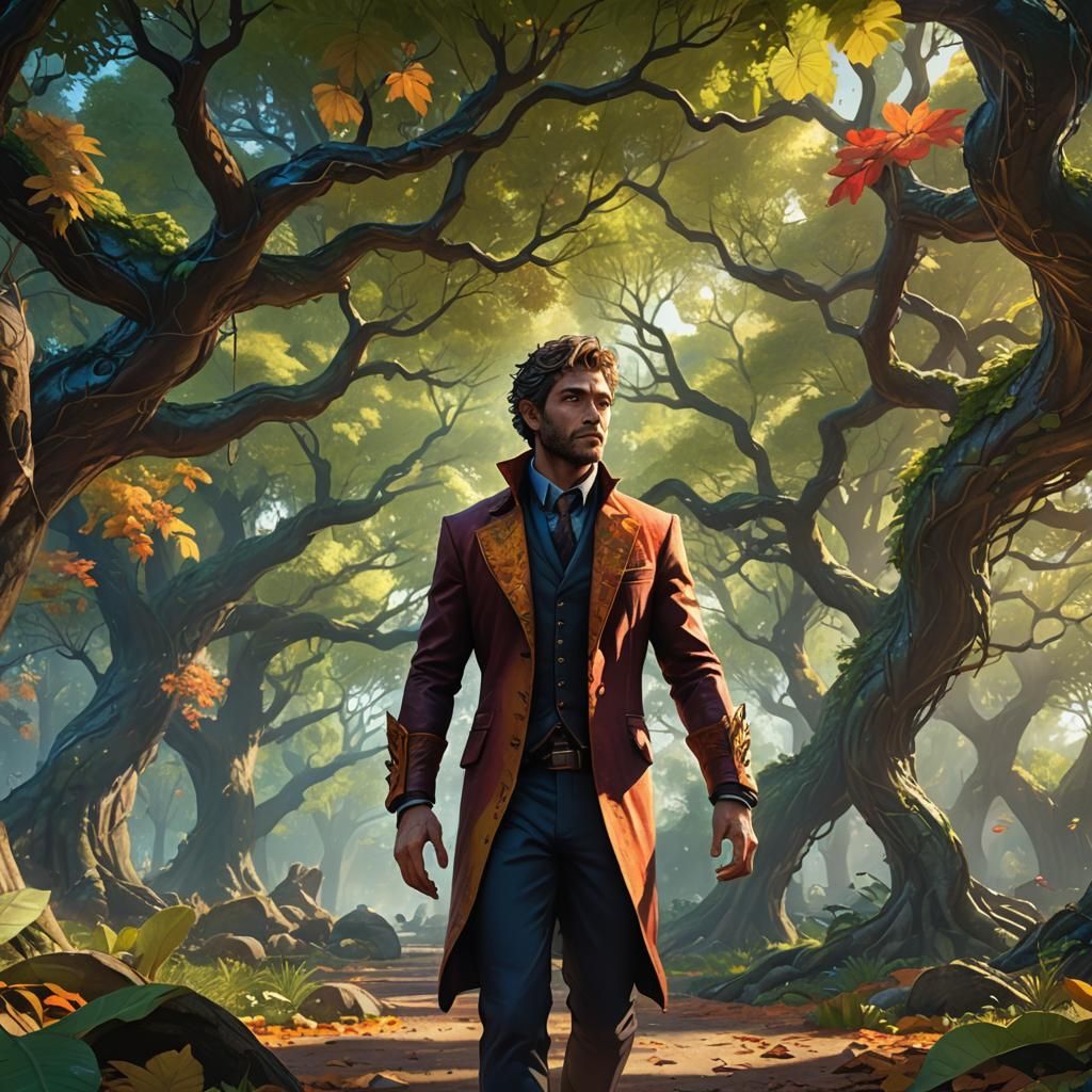 Park on Man's Hands: Fantasy Concept Art