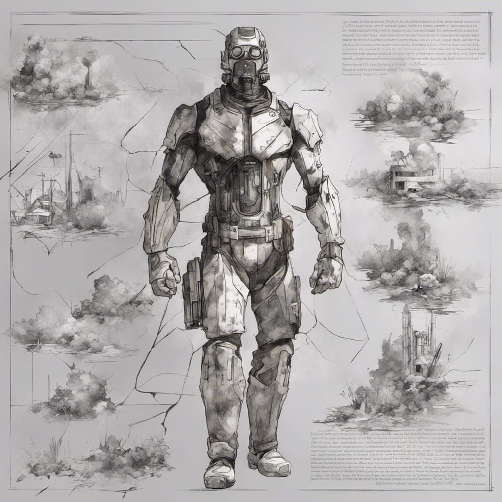 Flowers in Ink Wash Comic Book Art Style