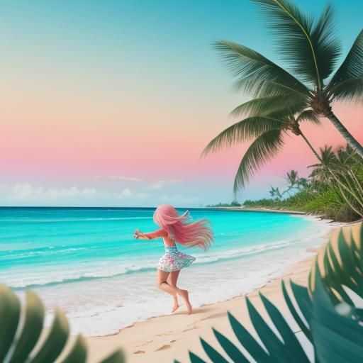 Cutepunk Baby in Fiji Beach Paradise