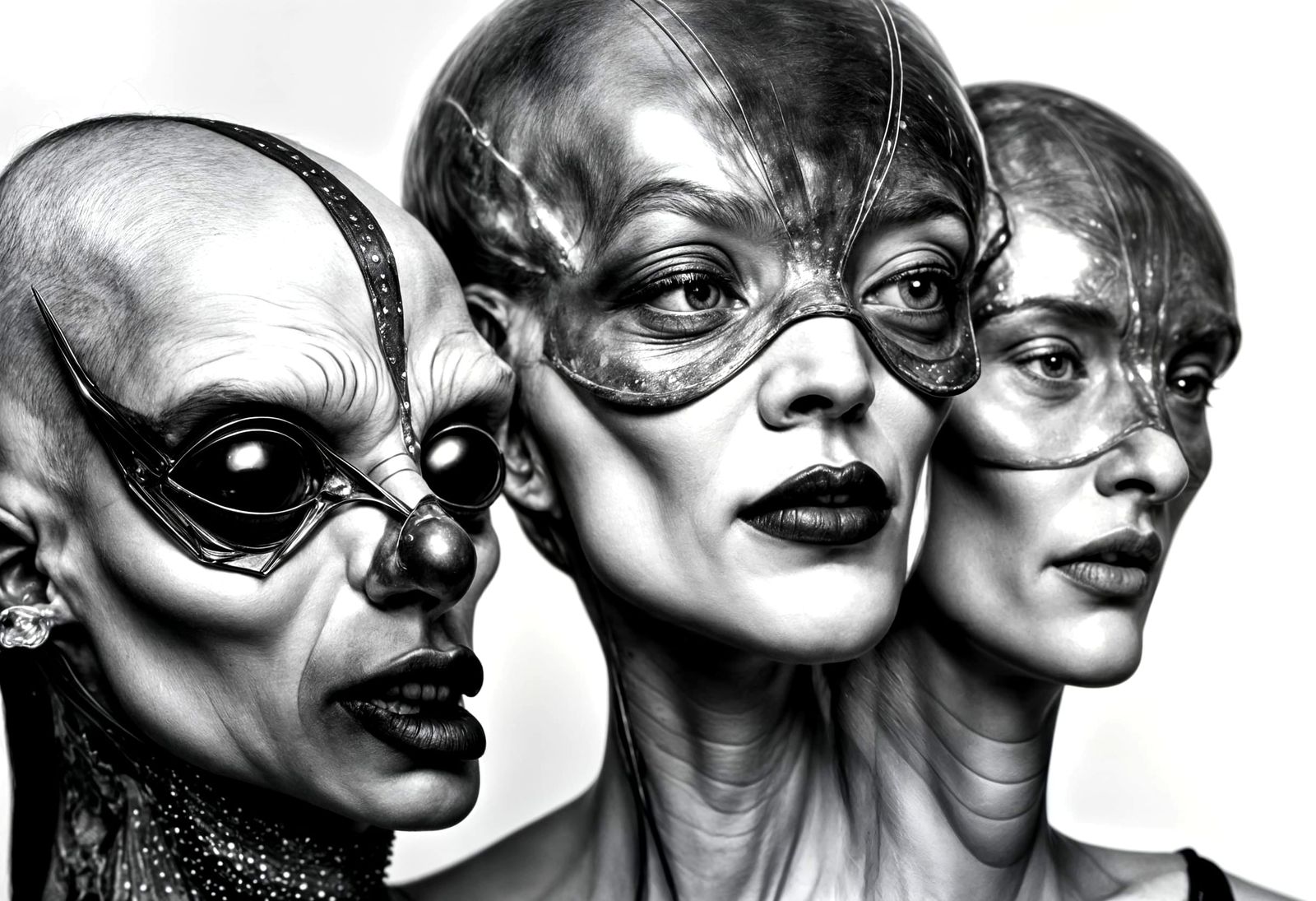 Extravagant Alien Characters in a Cosmic Dreamscape