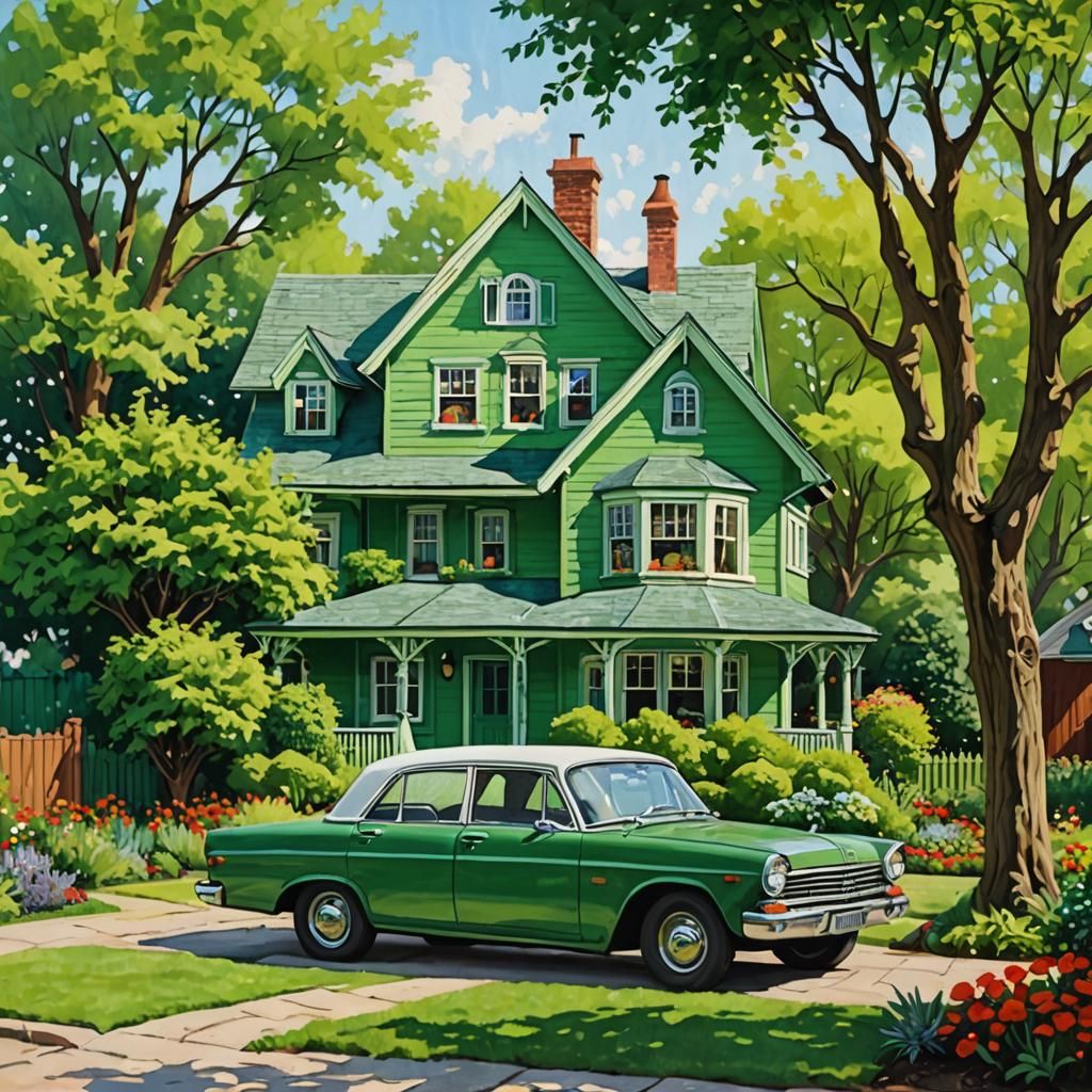 Everything Green: A Monochromatic Transformation