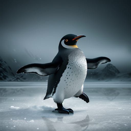 Dancing penguin