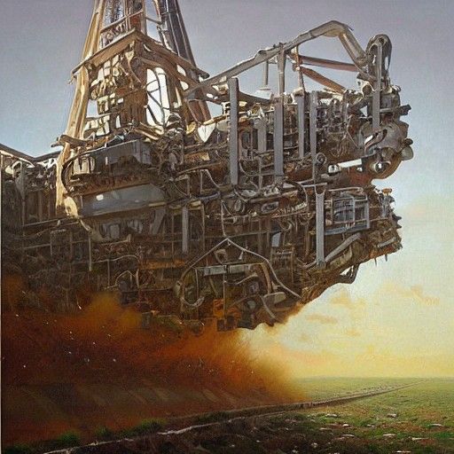 Elaborate Ruse: Oil Painting by James Gurney
