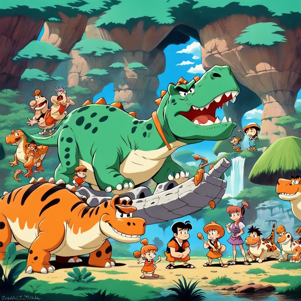 anime themed prehistoric land