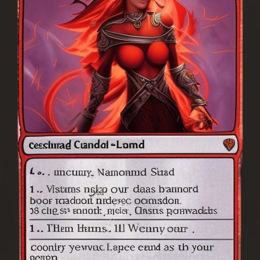 Chandra Planeswalker MTG Card Illustration