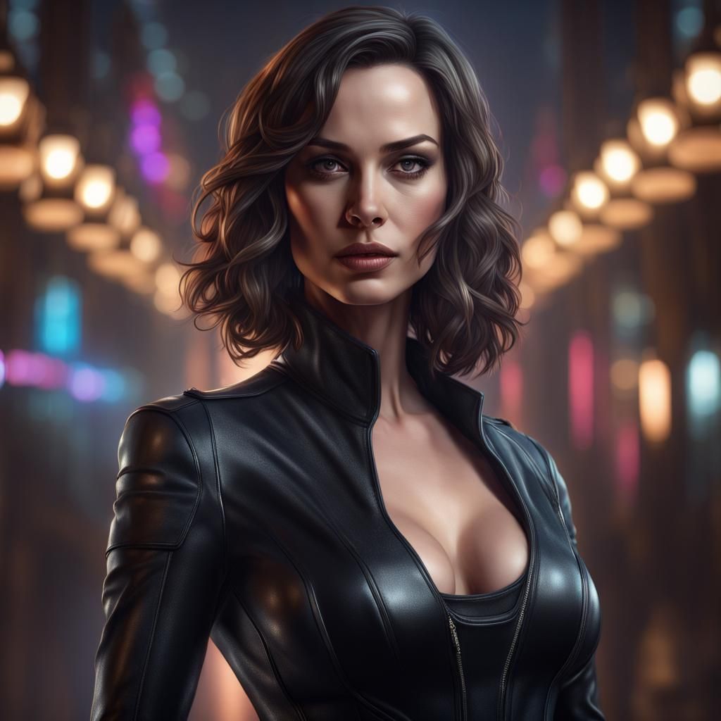 Sci-Fi Portrait in Hyperdetailed Lighting