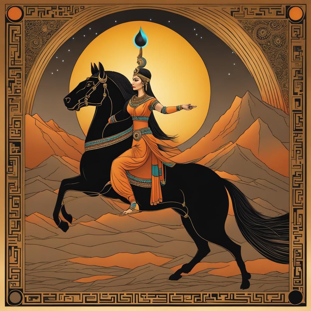 Goddess Ishtar Radiates Healing Energy