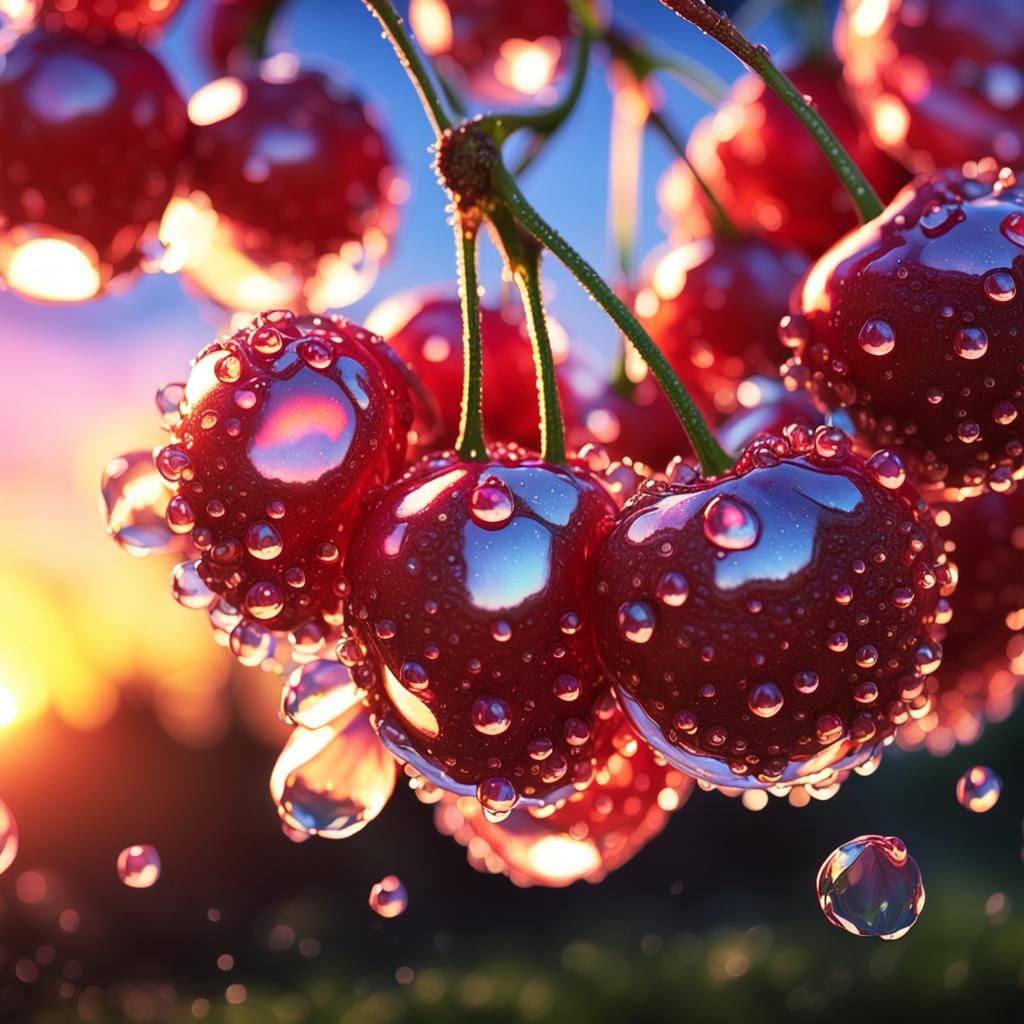Cherries after the rain