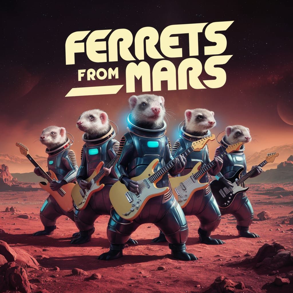 Rockstar Ferrets from Mars Album Cover