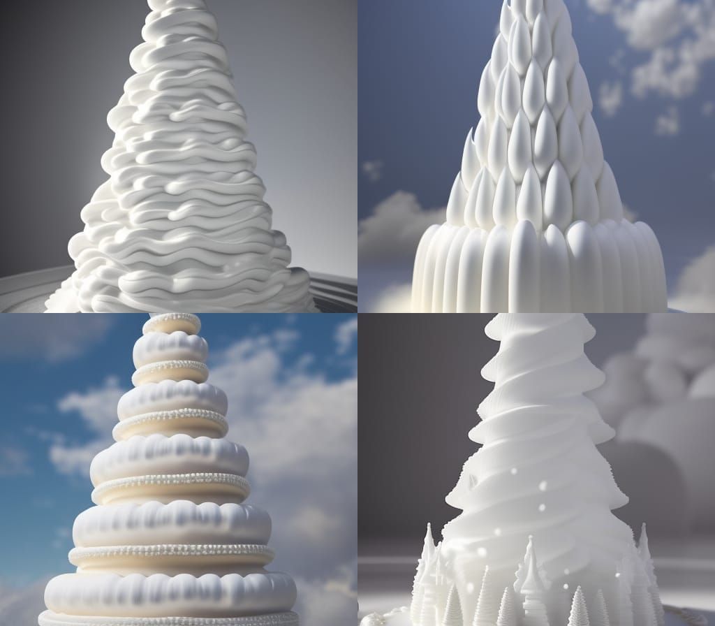 White Cream Castle: A Sweet Digital Dream