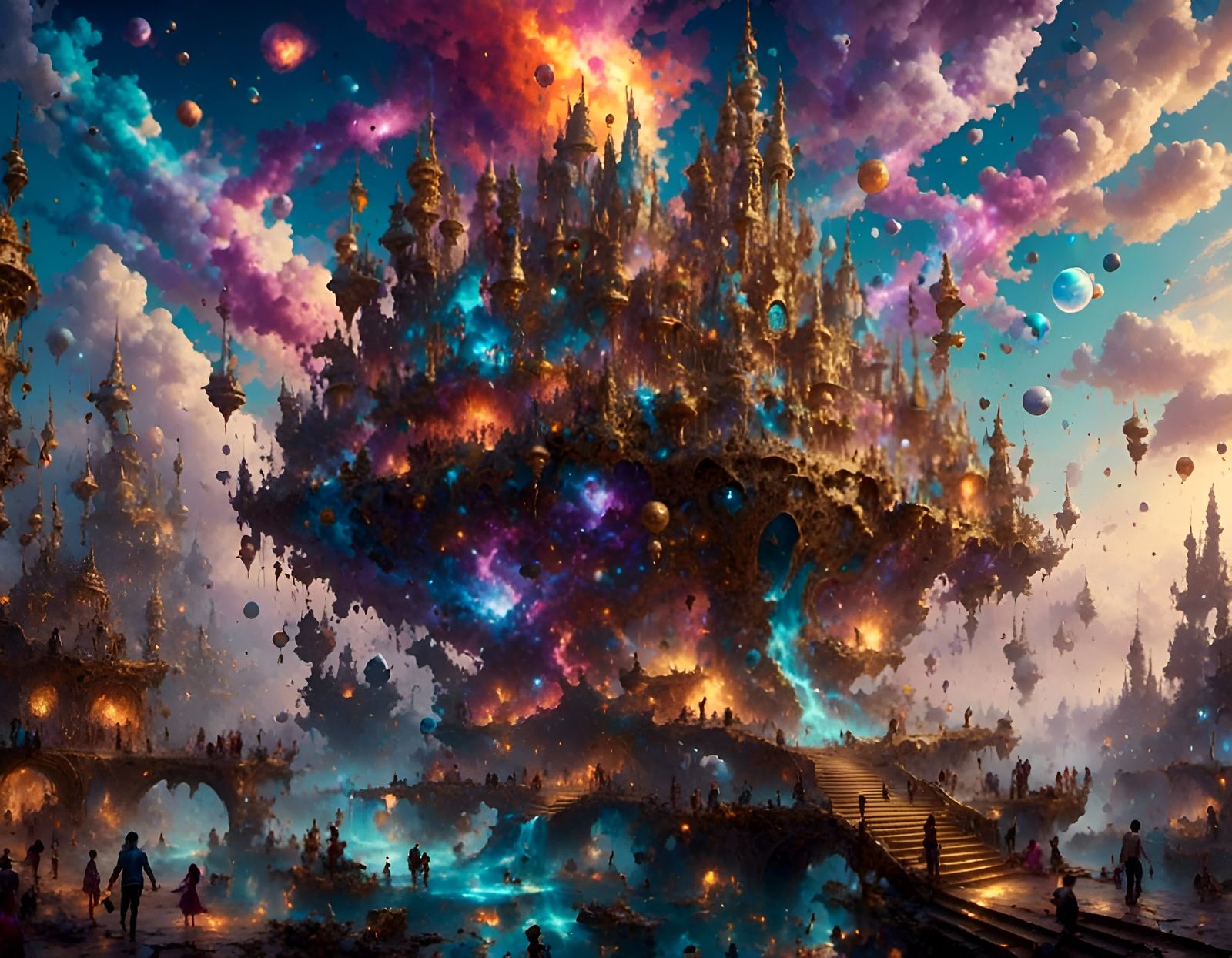 Fantasy Image Generated Using PurpleFantasy LoRA