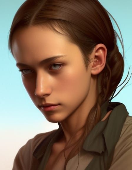 Gabi Braun Portrait in Artstation Style