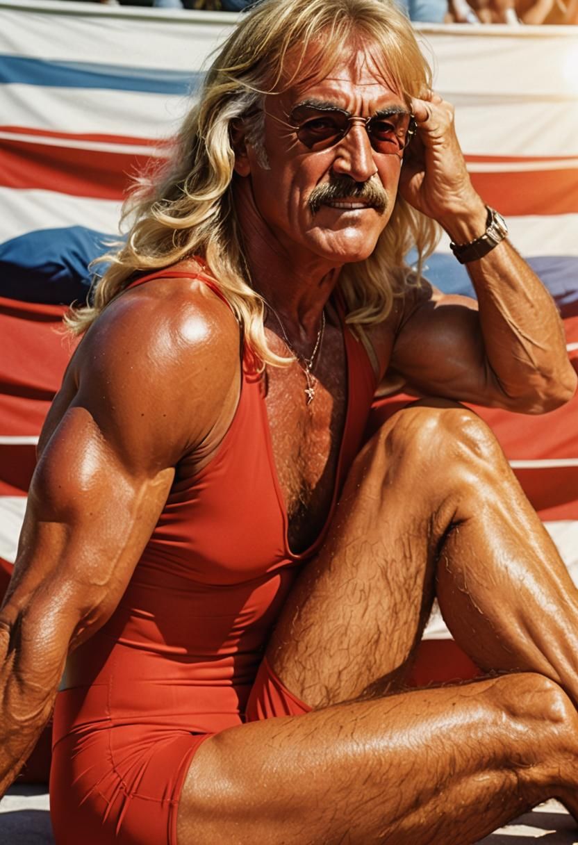 Hulk Hogan is Farrah Fawcett in a stunning reboot of her fam...