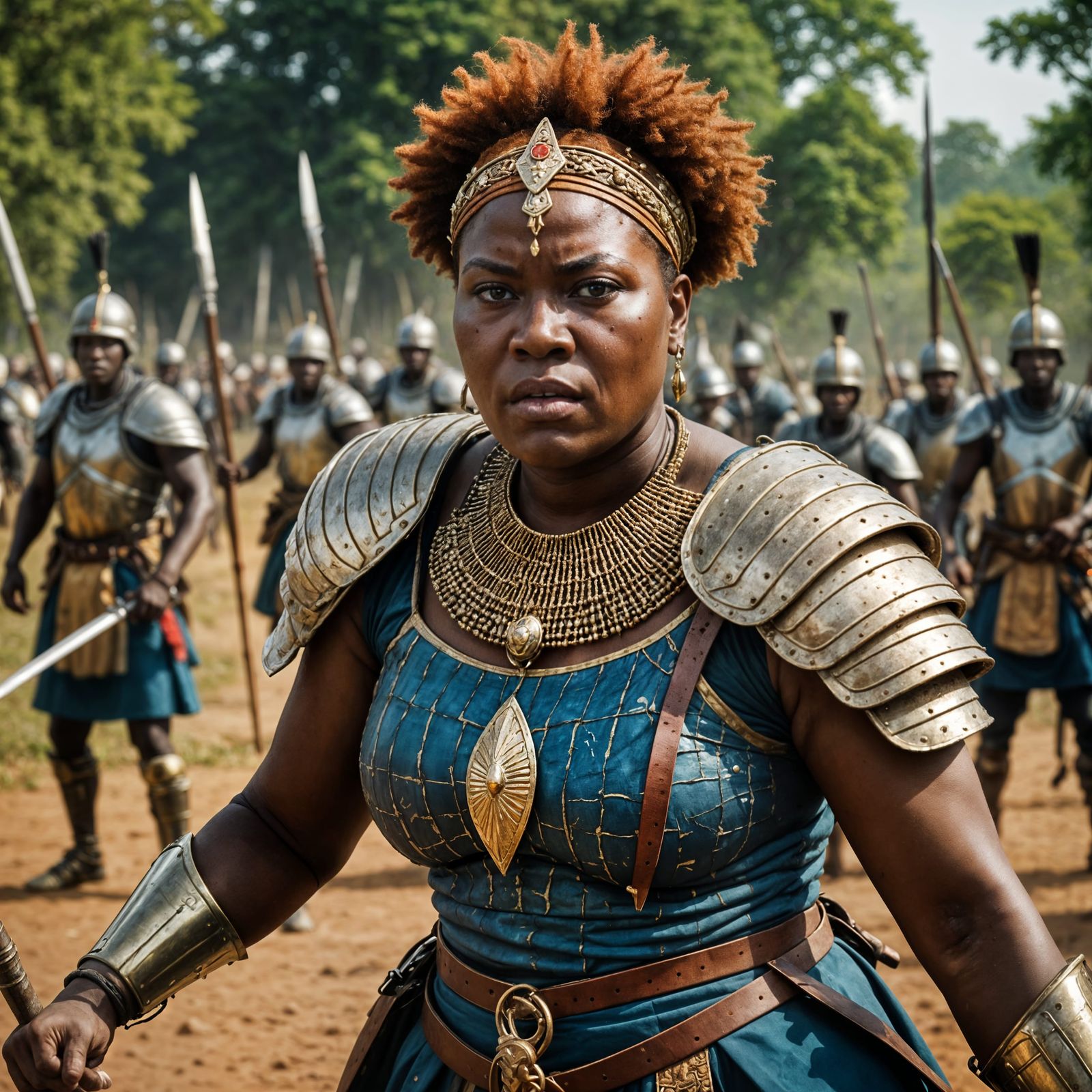 Nigerian Queen Commands Ancient Empire in Battle