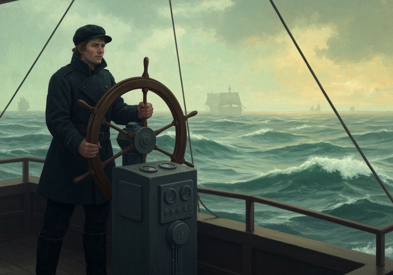 Steering Through Choppy Waters in Dramatic Seascape Style