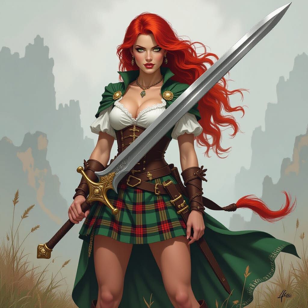 Centaur Warrior in Highland Dress