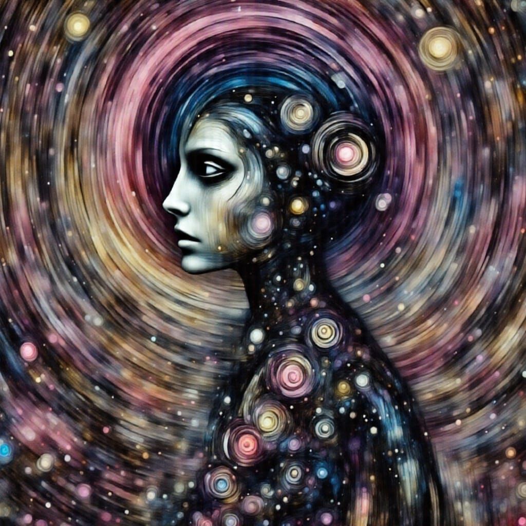 Cyberpunk 2099 Abstraction with Marionette Elements