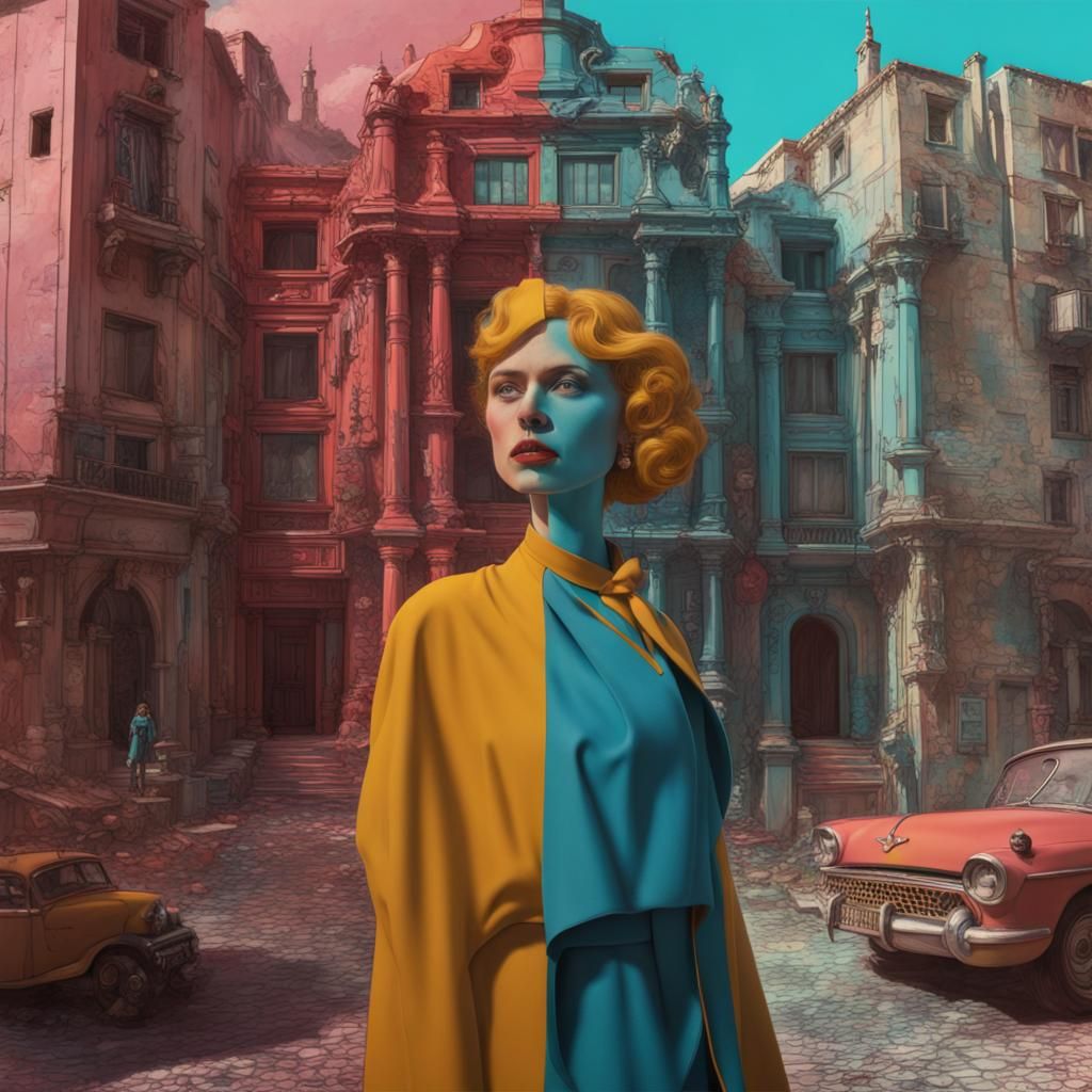 La Belle in Aetherpunk Style: Matte Painting