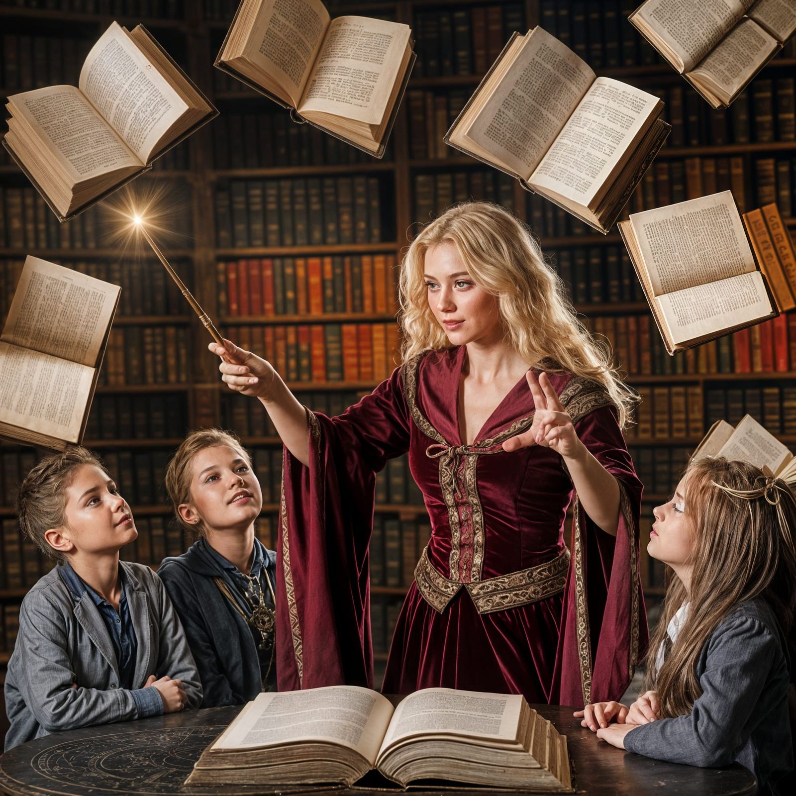 Teaching levitation spells