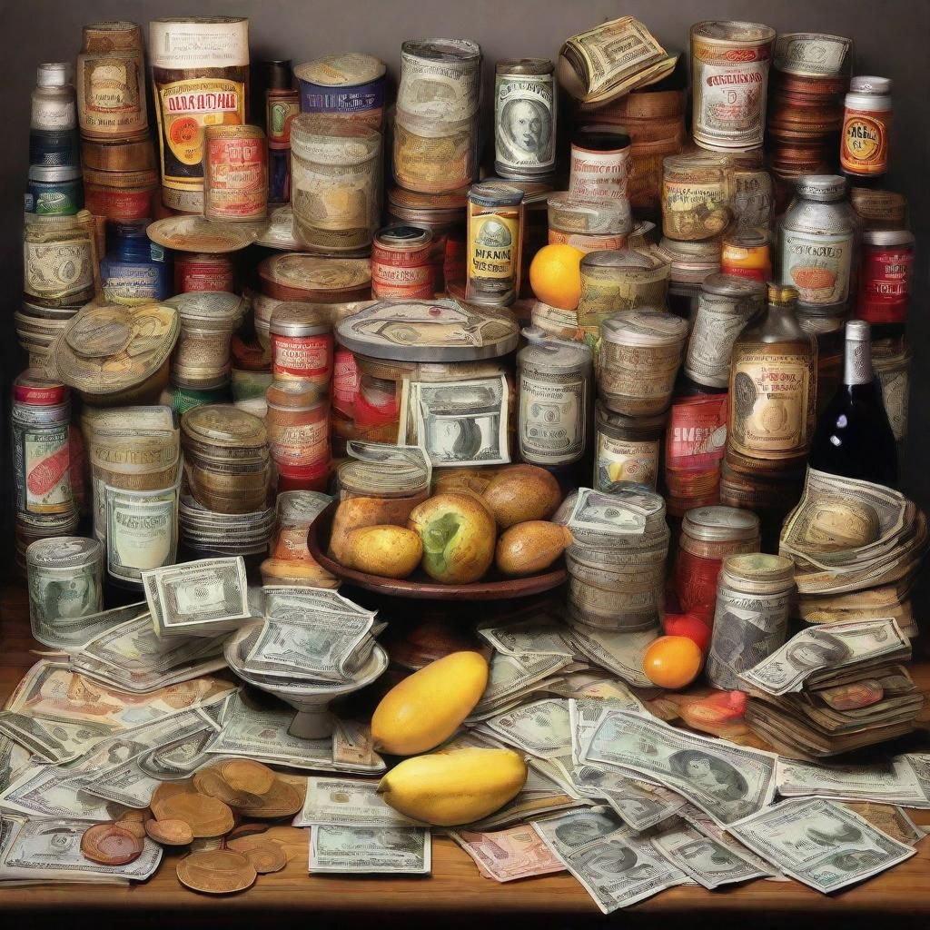 Extravagant Still Life: What Money Can Buy