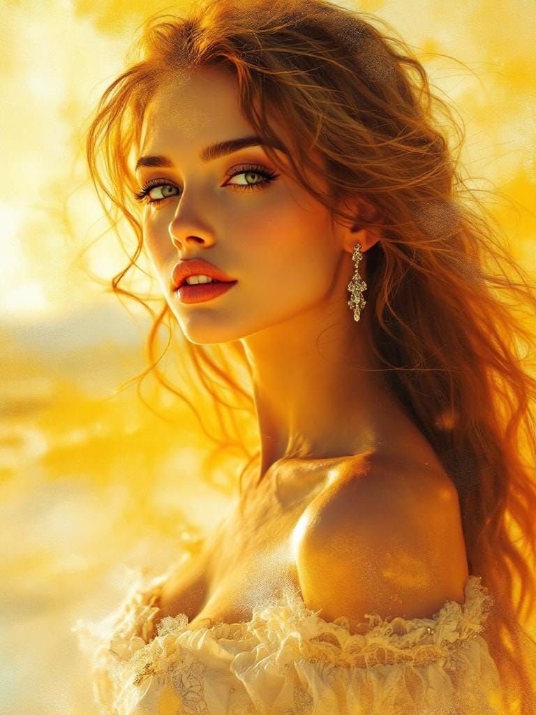 Heat Haze Effect Overlay in Impressionist Style