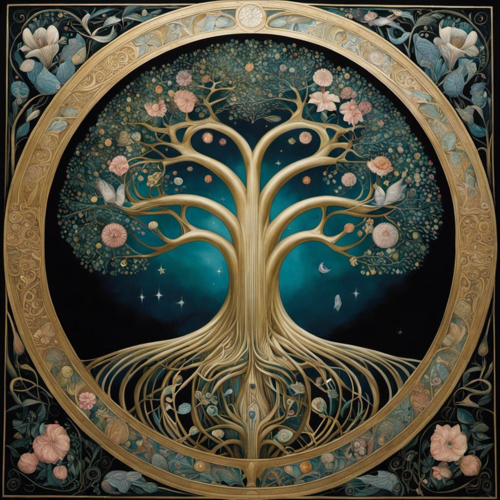 Surreal Tree of Life, Symbolist Art