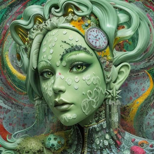 Psychedelic Pineapple: A Vibrant CGI Masterpiece