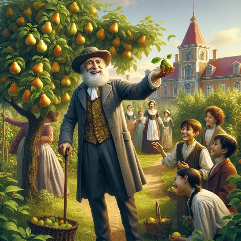 Bilder zum Gedicht:
„Herr von Ribbeck auf Ribbeck“ (Theodor Fontane)