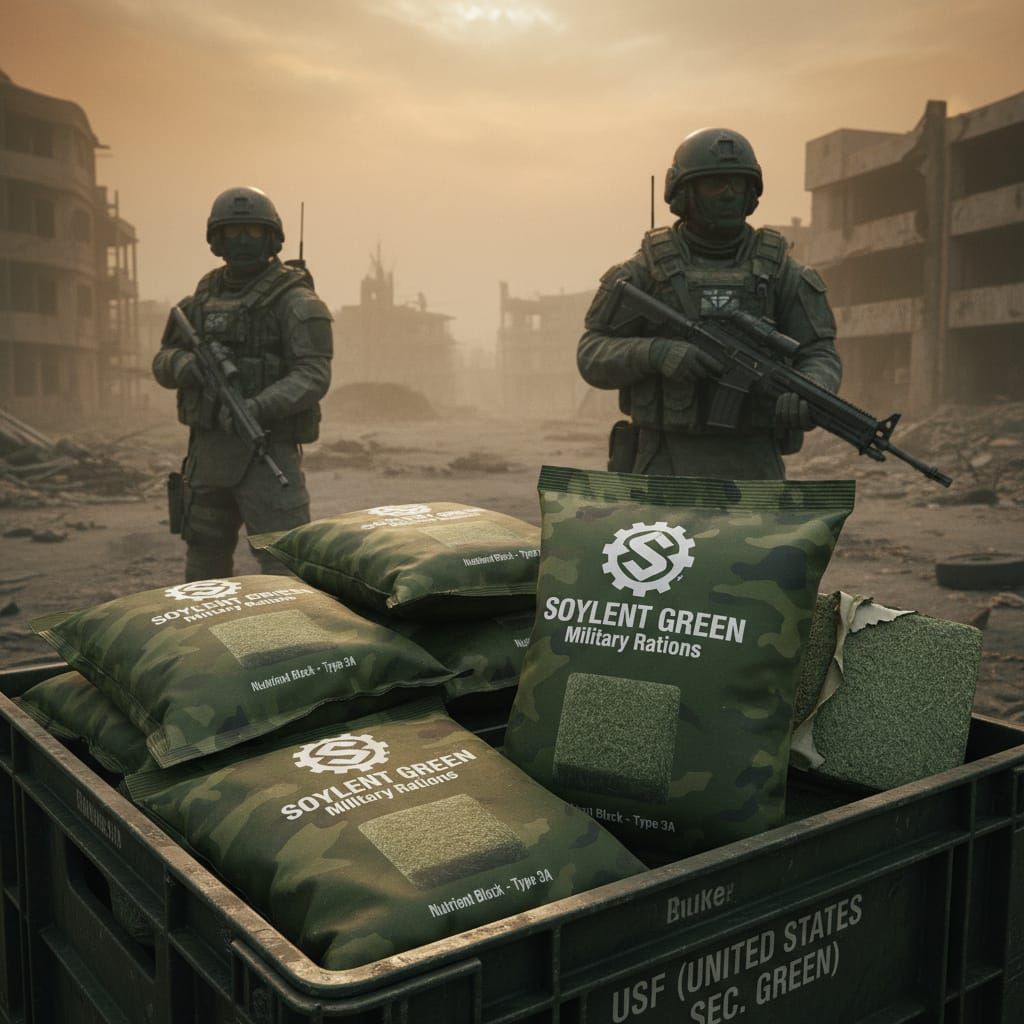 Soylent Green Military Rations MRE Packs