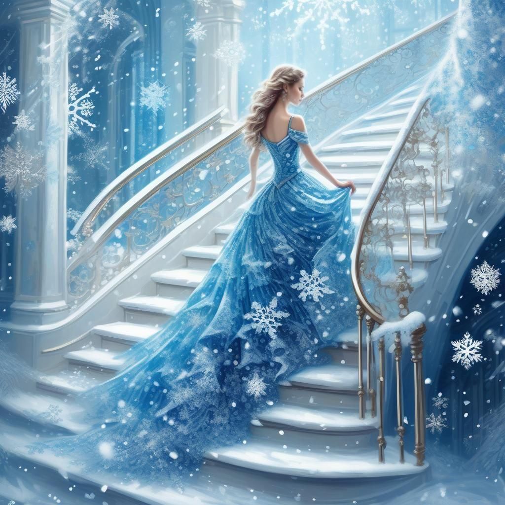 Whimsical Winter Wonderland in Snowy Splendor