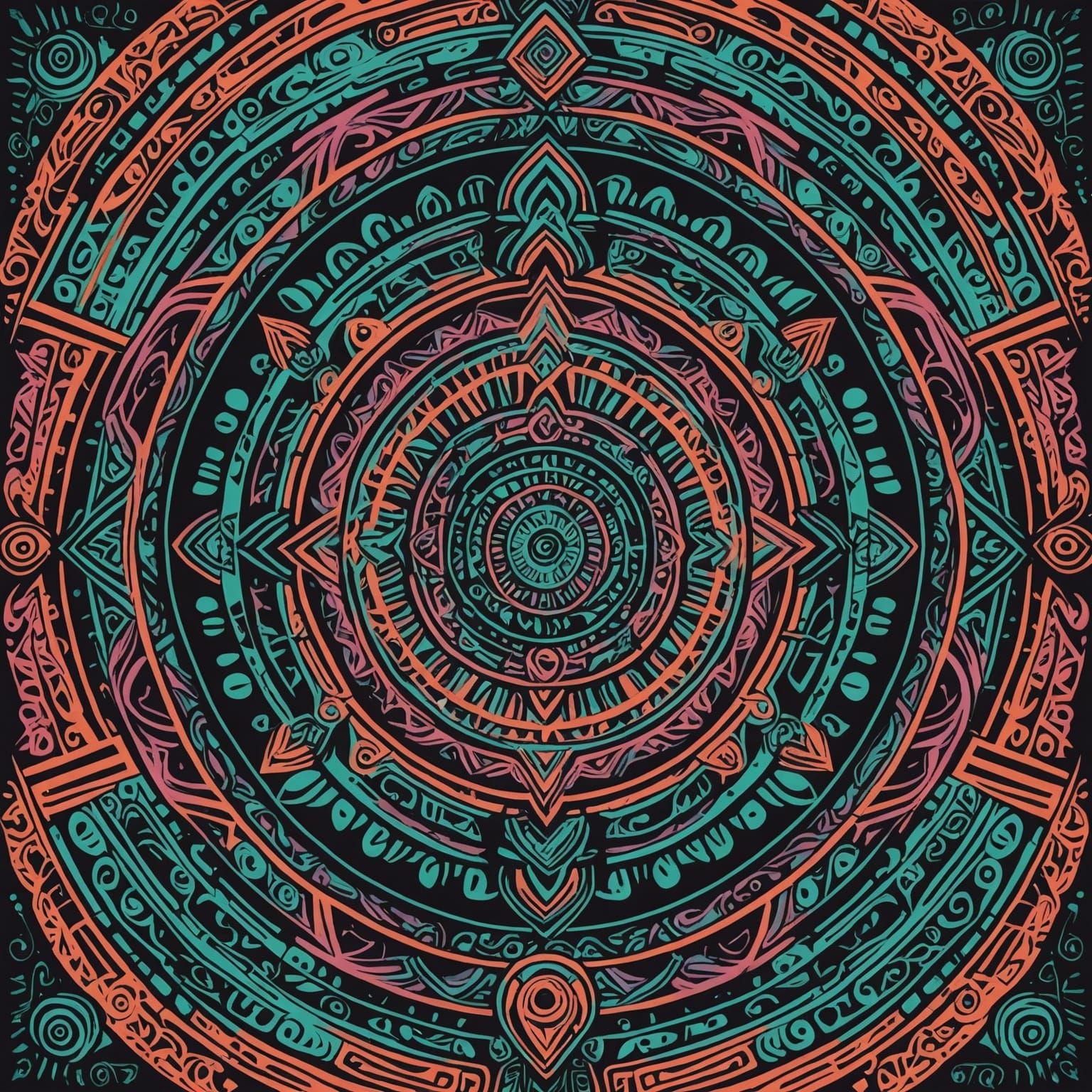 Psychedelic Tribal Art: A Trippy Visual Journey
