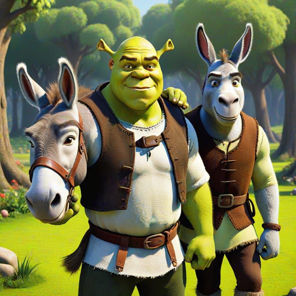 Swampy Friends in a Joyful Moment