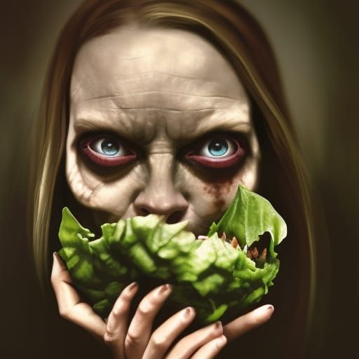 Dagon Woman Portrait with Sinister Lighting